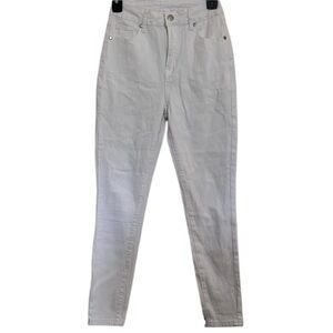 SHEIN White Denim Waist Skinny Jeans Women’s XS